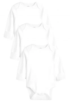 Next Unisex 3 PACK LONG SLEEVE - Body - White