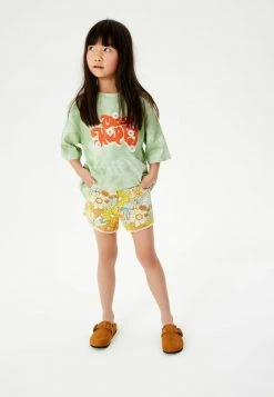 Next Kinder TIE DYE HAPPY DAISY GRAPHIC SHORT SLEEVE - T-Shirt Print - Green