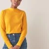 Next Damen Langarmshirt - Yellow