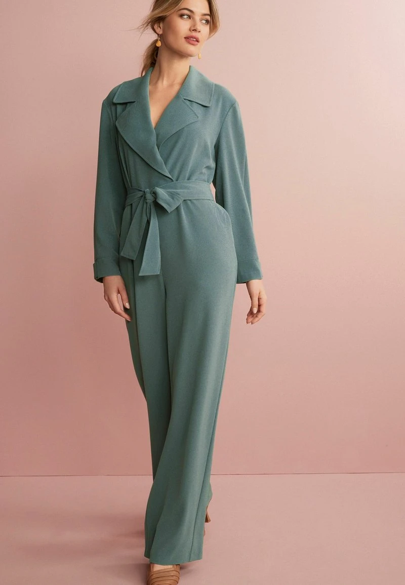 Next Damen TRENCH - Jumpsuit - Grey 1 Next Damen TRENCH - Jumpsuit - Grey