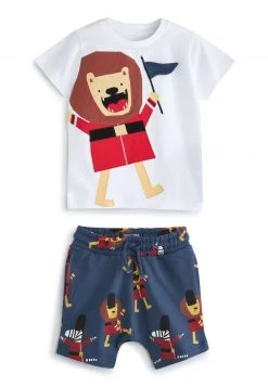 Next SET - Shorts - White Blue Lion | Kinder -Next Verkäufe 2022 fcd22ecee87740f98a090323d3017dc0