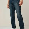 Next Herren Jeans Straight Leg - Mid Blue