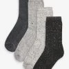 Next Damen 4 PACK - Socken - Black/light Grey