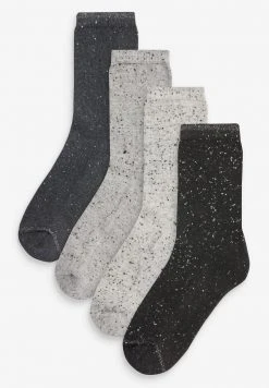 Next Damen 4 PACK - Socken - Black/light Grey