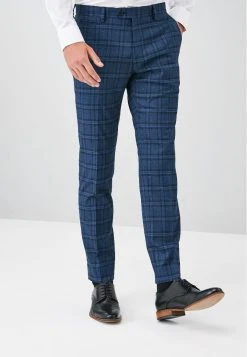 Next Herren CHECK - Anzughose - Blue