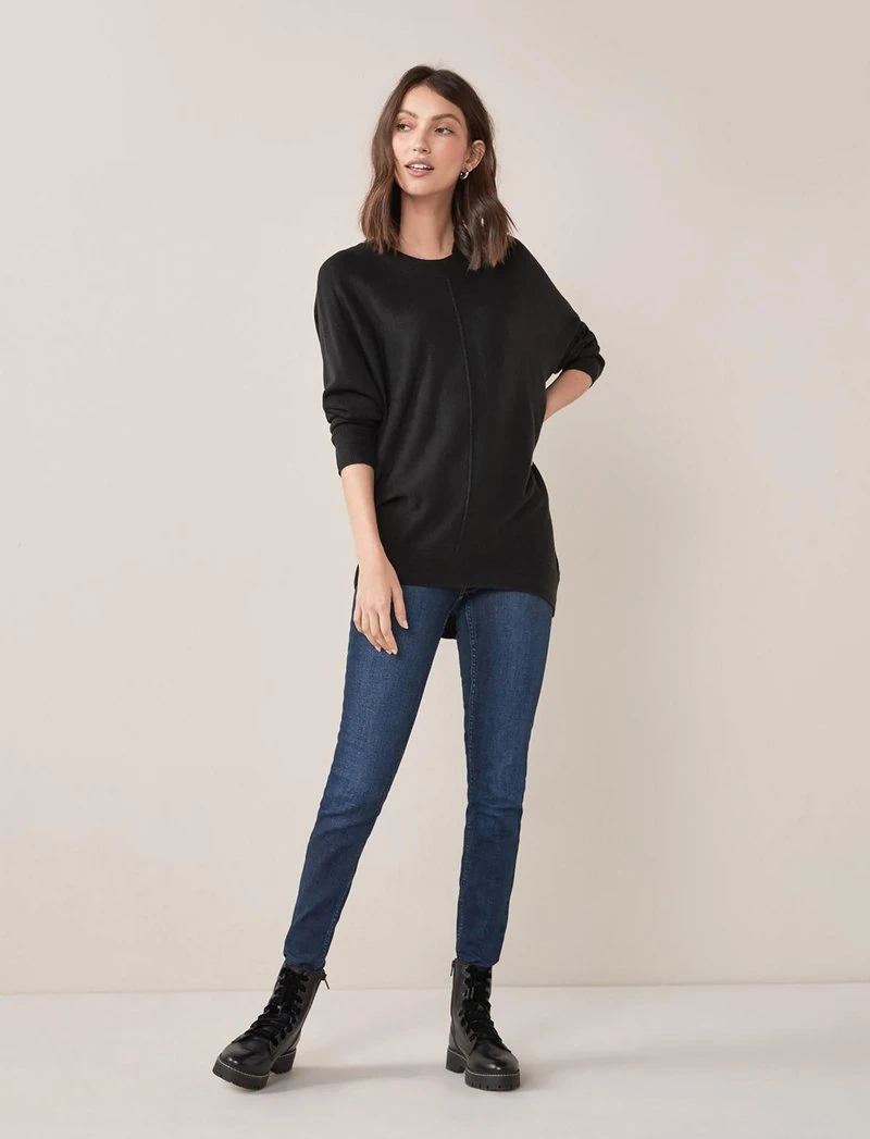 Next Damen COSY - Strickpullover - Black 2 Next Damen COSY - Strickpullover - Black – Bild 2