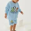 Next Kinder Sweatshirt - Pale Blue Safari