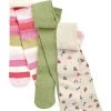 Next 3 PACK - Strumpfhose - Pink Green Oatmeal Cream | Kinder