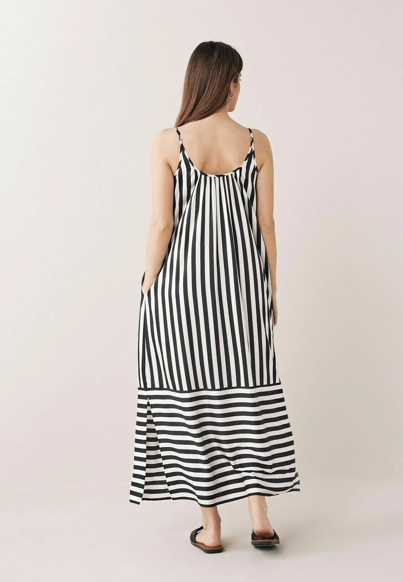 Next STRAPPY CAMI - Maxikleid - Black And White Stripe | Damen 2 Next STRAPPY CAMI - Maxikleid - Black And White Stripe | Damen – Bild 2