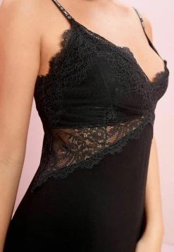 Next Damen SLIP - Nachthemd - Black -Next Verkäufe 2022 fe7950a21acb4f34ba022c898225b862