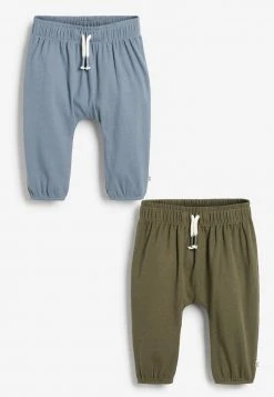 Next 2 PACK PAPERBAG WAIST JOGGERS (0MTHS-2YRS) - Shorts - Blue / Olive | Kinder