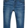 Next Kinder Jeans Straight Leg - Mottled Blue