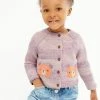 Next Kinder CHENILLE - Strickjacke - Lilac