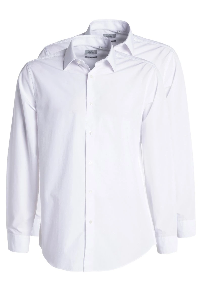 Next Herren TWO PACK-SLIM FIT DOUBLE CUFF - Businesshemd - White 6 Next Herren TWO PACK-SLIM FIT DOUBLE CUFF - Businesshemd - White – Bild 6