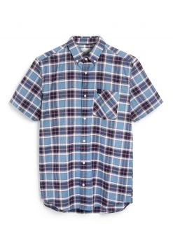 Next Herren STRETCH OXFORD - Hemd - Blue Check -Next Verkäufe 2022 ffc2604be0fe4393b5b2dd133fc912a8