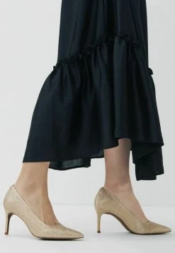 Next Damen BLACK PATENT - High Heel Pumps - Gold