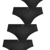 Next Herren 4 PACK - Slip - Black