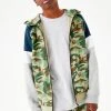 Next Kinder Sweatjacke - Khaki Green Camo